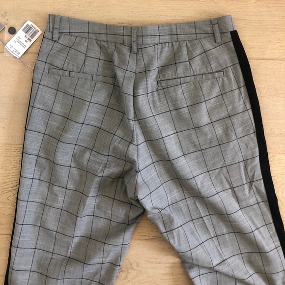 MENS PLAID TAILORED PANTS - Picture 5 of 5